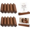 ANSYUDI 10Pcs Ebony Wooden Place Card Holders Premium Table Number