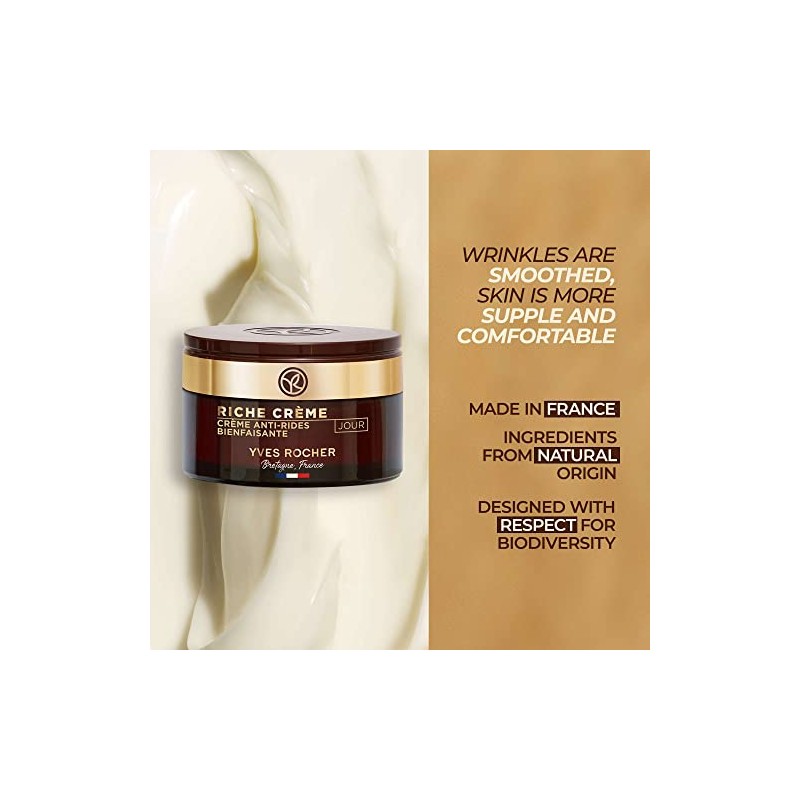 Yves Rocher Riche Créme: Crema Facial De Día Nutri Regeneradora