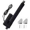 JQDML 6 Inch High Speed 1.34"/sec Linear Actuator 12V 88lbs/400N