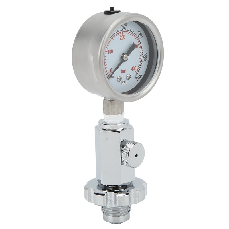 Scuba Diving Air Tank Pressure Testing Checker with 0‑400 Bar