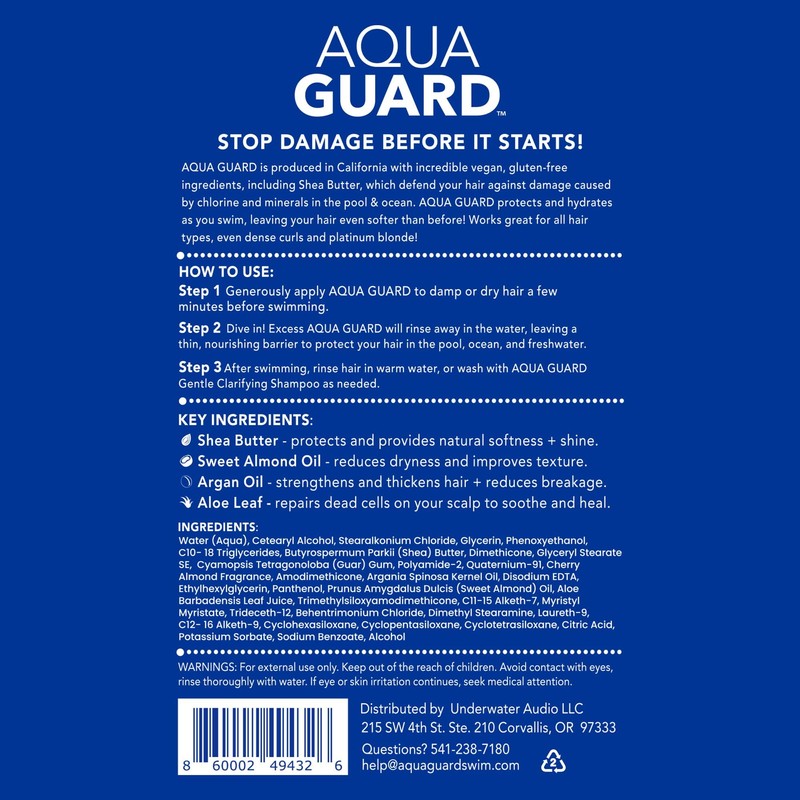 AQUA GUARD Pre-Swim Hair Defense | Protect Hair Before You
