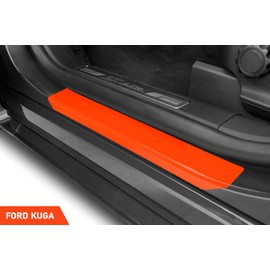 Luxshield Car Door Sill Protector for Ford Kuga 3 (III) Active, Trend, Titanium, Cool & Connect I 2019-2025 - Protective Film Car Door Accessories Trim Paint Protection Film Transparent