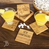 Totally Bamboo New Hampshire State Puzzle 4 Piece Bamboo Coaster
