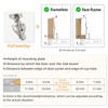 Furniware 2 Pack Full Overlay Soft Close Cabinet Hinges, Speed