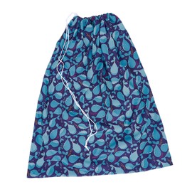 OsoCozy Cloth Diaper Pail Liner - Reusable, Washable, Waterproof Wet Bag with Drawstring. Excellent for Diaper Pails, Garbage Cans, Laundry, Recycling and Storage - Blue Whales