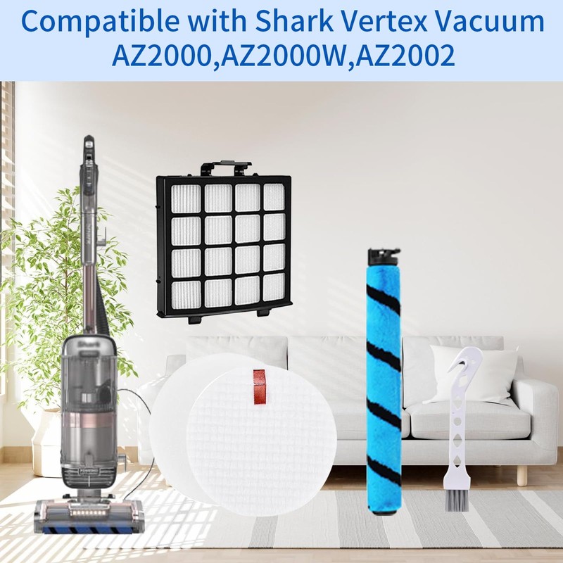 Filter Replacement Set for Shark Vertex DuoClean PowerFin Upright Vacuum