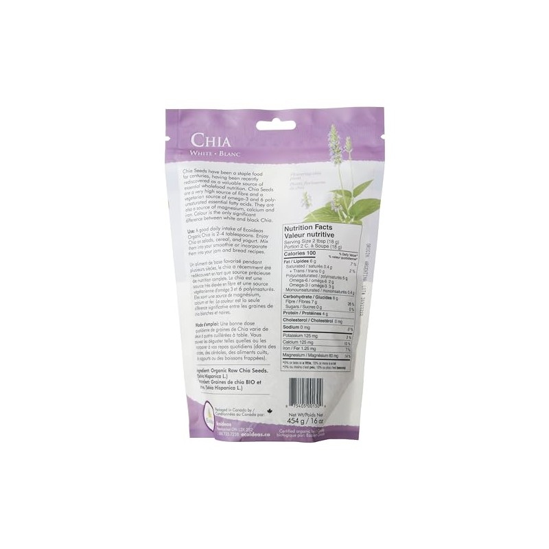 Organic White Chia Seeds