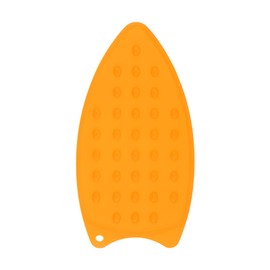 HARFINGTON Silicone Iron Rest Pad, Multipurpose Iron Hot Resistant Mat Iron Rest Plate for Ironing Board Hot Heat Resistant Steam Compact Mat, Orange