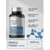 Horbäach Methyl Folate Supplement | 1000 mcg | 200 Capsules
