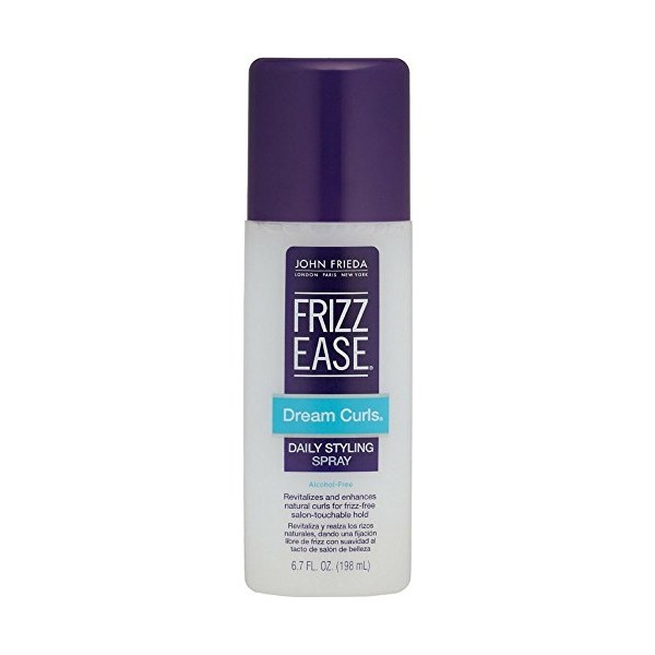 John Frieda Frizz-Ease Dream Curls Daily Styling Spray, 6.7 Fl Oz (Pack of 4)