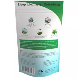 Mountainbreeze Naturals Aceite De Árbol De Té Pie Empapa Con Sal De Epsom, Antifúngi