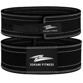 Leather lever Weight Lifting Belt for Men & Women 10mm Thick Gym Belt Powerlifting Lever Belt Weightlifting, Fitness Weight Belt, Squat Belt Lever, Deadlift Belt (Small 28" - 32", Black)