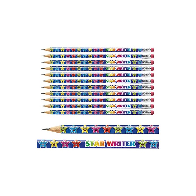 12 Star Writer English Literacy Childrens Pupils School Teachers Reward