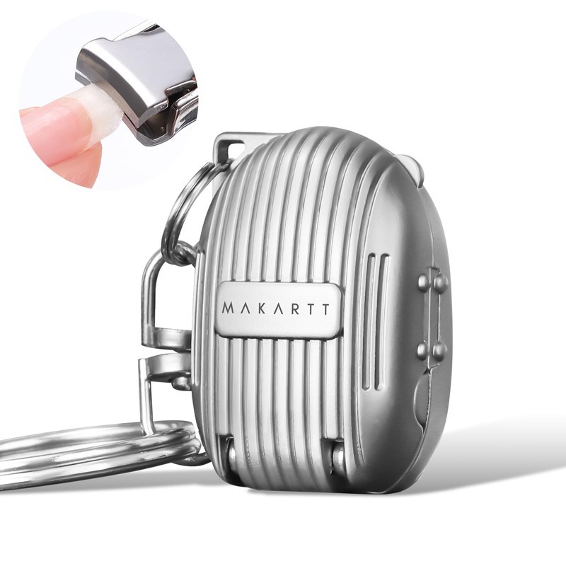 Makartt Foldable Nail Clipper, Stainless Steel Mini Nail Cutter with
