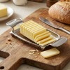 2Pcs Butter & Cheese Slicer Cutter, Stainless Steel Butter Cutter
