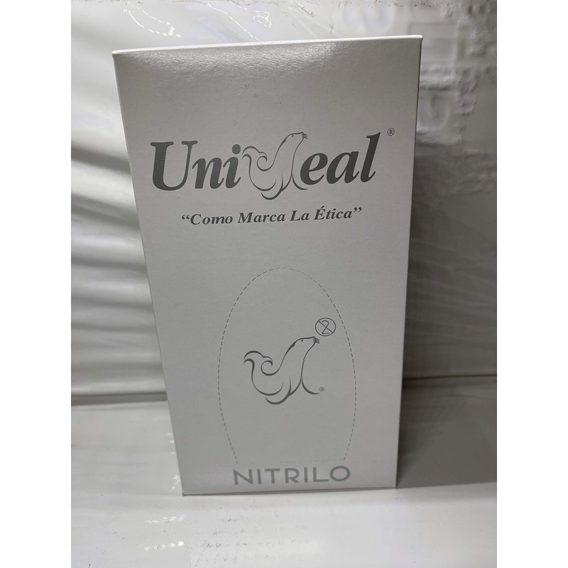 Uniseal Guantes de Latex Desechables proderma (Caja con 100 Guantes)