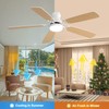 Vivastate Versatile 52-Inch Indoor Ceiling Fan with LED Light, Remote