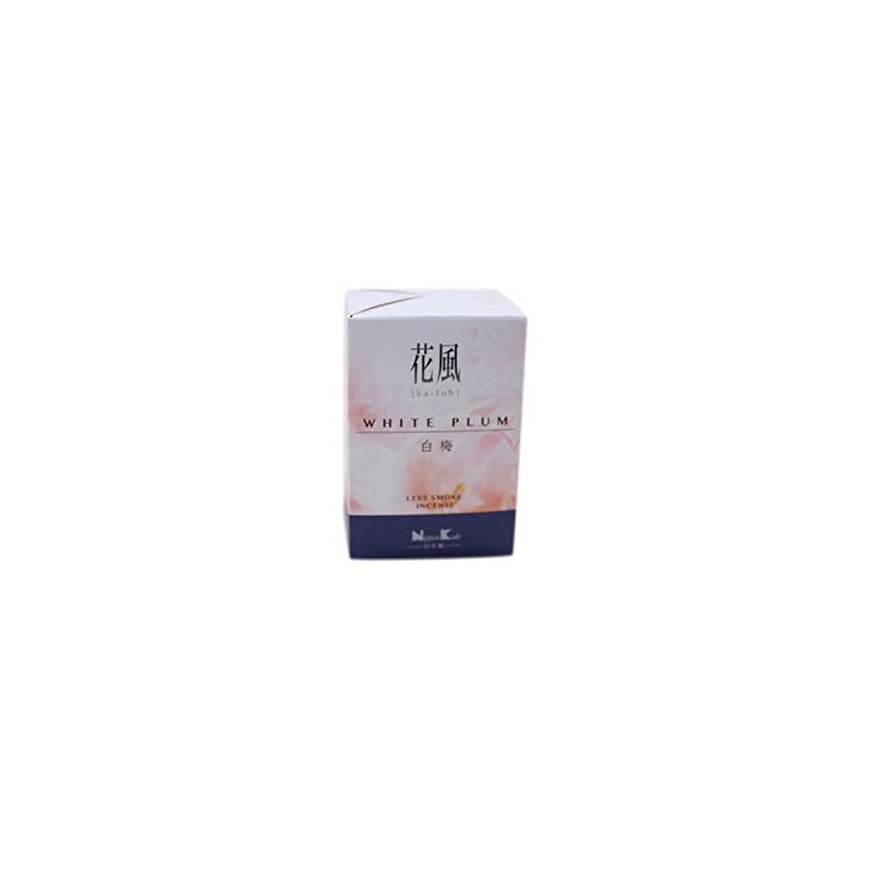 Mini Incense Sticks, Flower-style, Smoke-less, Refreshing Scent, White Plum, 2.8