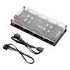 ELFJMZP 8-Channel Dual-Function 5V 3-Pin + 4-Pin PWM ARGB Fan