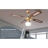 Universal Ceiling Fan Remote Control Kit EZ Grip Buttons, 4-Speed