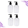 NOLITOY Multi-Purpose 350ml Lotion Jars Reusable Toiletry Bottles Travel-Friendly Containers