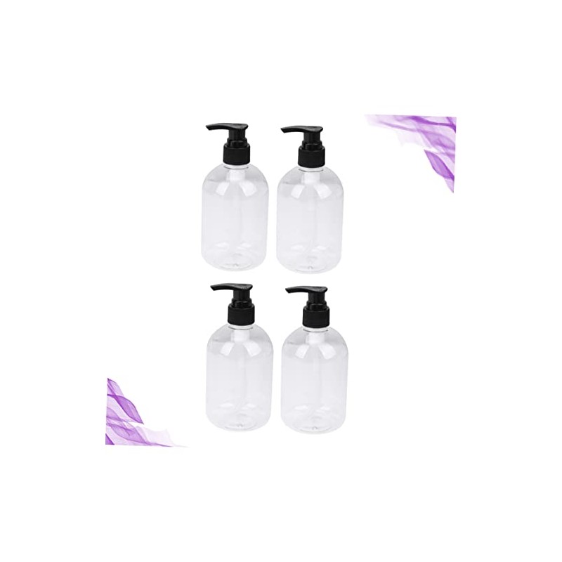 NOLITOY Multi-Purpose 350ml Lotion Jars Reusable Toiletry Bottles Travel-Friendly Containers