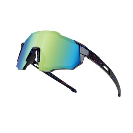 TTOAOKE Kids Sunglasses Youth Baseball Glasses for Sports & Cycling Lightweight Anti-Glare Softball Goggles for Boys & Girls (FF007)