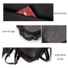 Puyang Fashion Gothic Black Bat Heart Wings Goth Punk Lace