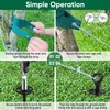 18'' Ground Anchors Screw in Heavy Duty, Shed Anchor Kit