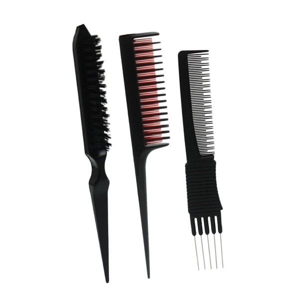 BIUDECO 3Pcs Hair Styling Comb Set for Salon Use Long
