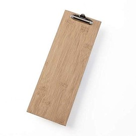 American METALCRAFT, Inc. American Metalcraft BB4 Wood Clipboard Menu Holder, Bamboo