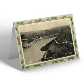 CHRISTMAS CARD - Vintage Wales - Lower Fishguard (e)