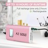 Professional Nail Drill Machine, AZ GOGO 30000RPM Rechargeable Portable Nail
