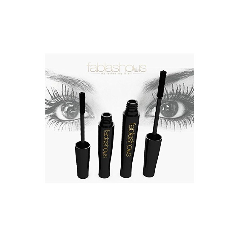 Fablashous Eyelash Kit 3D Thickening & Lengthening Black Natural Fibre