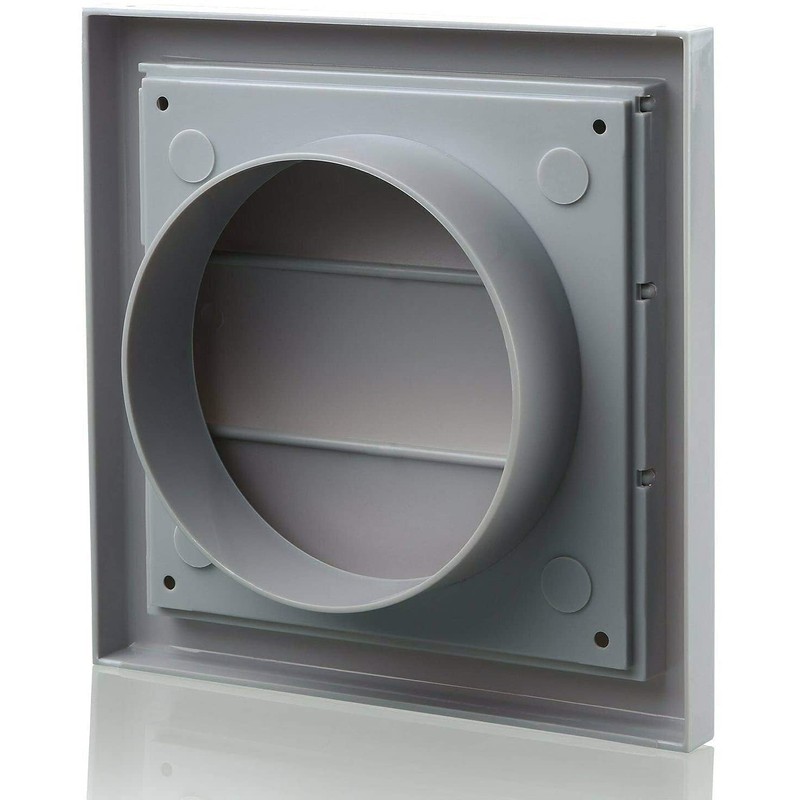 Blauberg Grey Gravity Grille 100 mm - 4 inch External