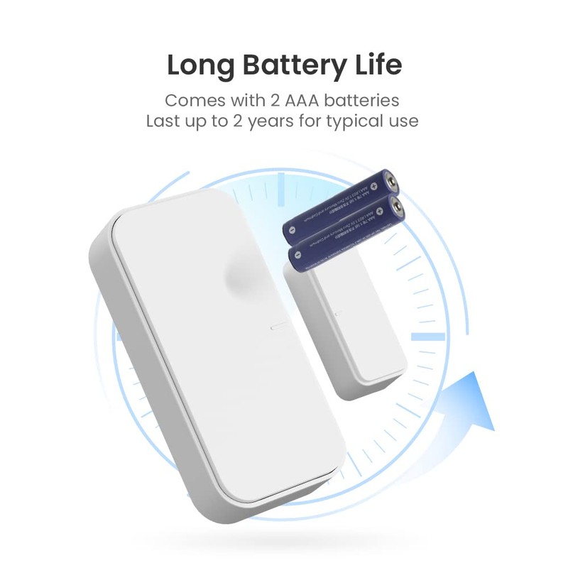 Broadlink Smart Home Fastcon Door Sensor, Wireless Home Security for
