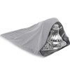 LEIFIDE Silver Storage Bags Oversized 24 x 30 Zipper Anti