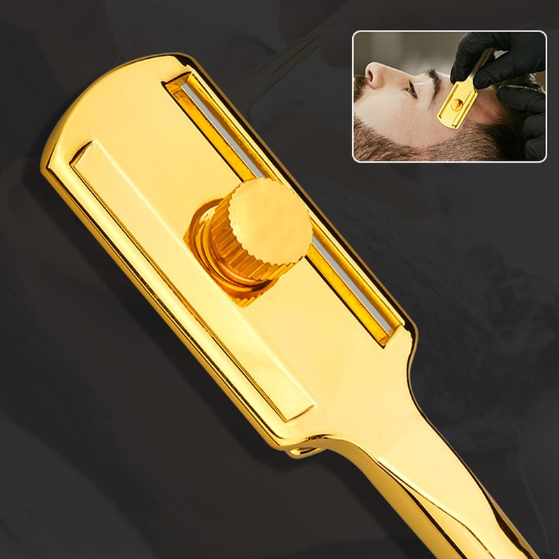 Men Manual Razor Home Hair Salon Portable Stainless Steel Manual