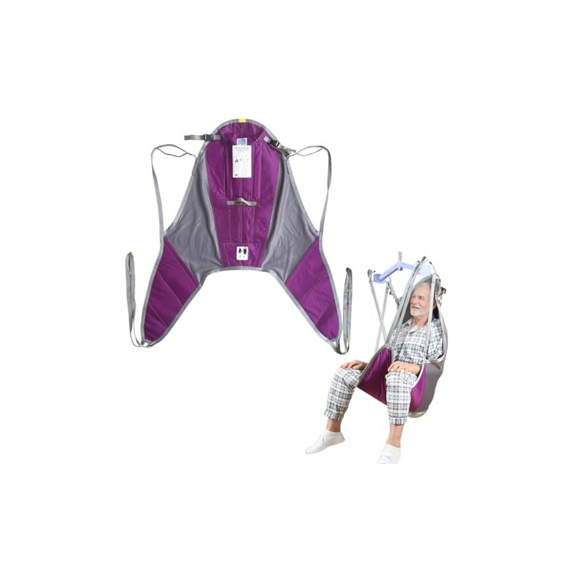 EZ Assistive Easy Slip Fit Patient Lift Sling with Head