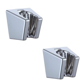 XVL Handheld Shower Holder Shower Head Bracket Wall Mounted 2 Pieces Chrome XL49A-2