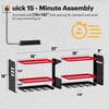 Spampur Power Tool Organizer Wall Mount with Charging Station, 15
