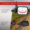 Tusk Pivot Folding UTV Mirror Kit w/A-pillar Mounts Compatible with