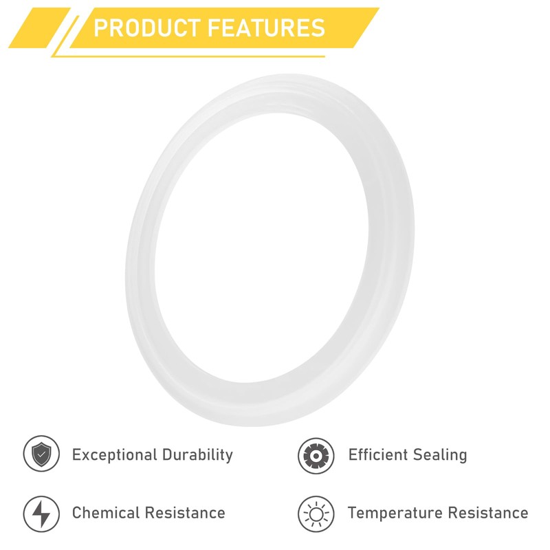 RIXIGOOD 20PCS 2.5 Inch Tri Clamp Silicone Gasket for 2.5"