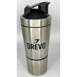 Termo 591 Ml Proteína Café 2 En 1 Pastillero Ultraresistente                                                                                          