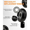 4Pcs Upgraded Roller Wheels for Aero Pilates Reformer, Smooth &