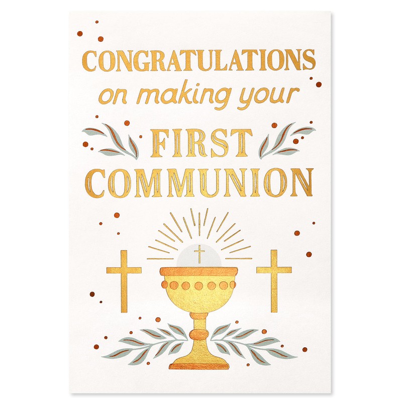 American Greetings First Communion Card (Grace and Blessings)