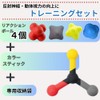 QIix Bouncing Ball, Motion Vision Training Stick, Reaction Ball, Reflexes,
