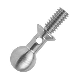 CS PRIORITY Stainless Steel 12mm Ball Stud Ended Bolt Dual Head 1/4" for Monitor Gimbal Clamp Hotshoe Camera Bracket Magic Arm Extension (D12 35mm Type B)