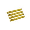 QCAA Solid Brass 90 Degree Small Piano Hinge Wooden Jewery