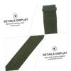 Levemolo 1pc Elastic Braided Watch Strap One Nylon Replacement Band